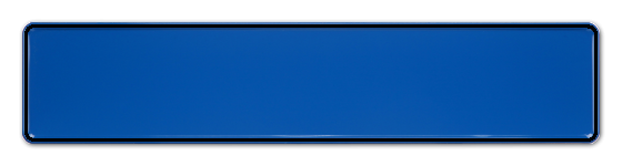 LKW Namensschild Blau 520x110mm