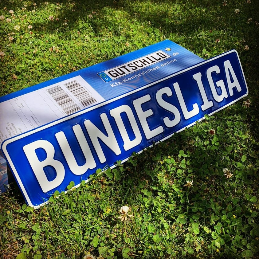 Funschild - Bundesliga