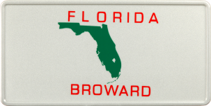 Funschild-USA Florida Broward 303x153mm thumb